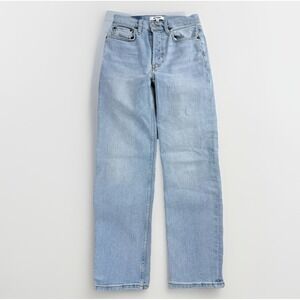 RE DONE Womens 70s Stove‎ Pipe Jeans Size 24 River Fade $285